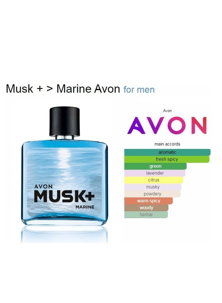 AVON Musk Marine perfume for men, 75 mm Eau de Toilette - Image 4