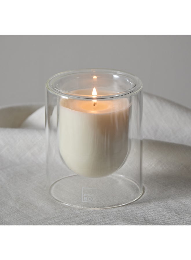 Home Box Eden Super Linen Glass Jar Candle - 150 g - Image 2