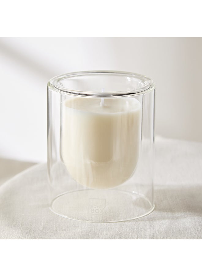 Home Box Eden Super Linen Glass Jar Candle - 150 g - Image 1