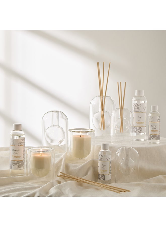 Home Box Eden Super Linen Glass Jar Candle - 150 g - Image 4