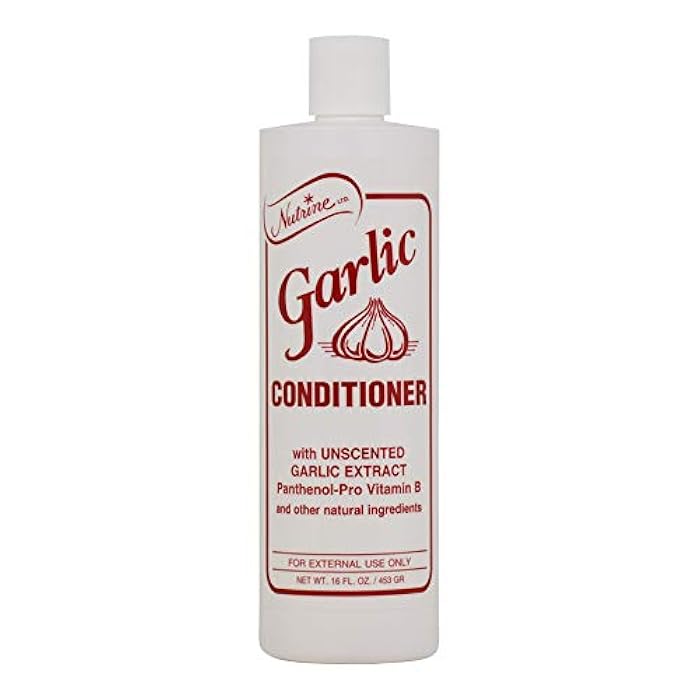 Nutrine Garlic Shampoo (Scented) 16oz + Conditioner (Unscented) 16oz - Image 2