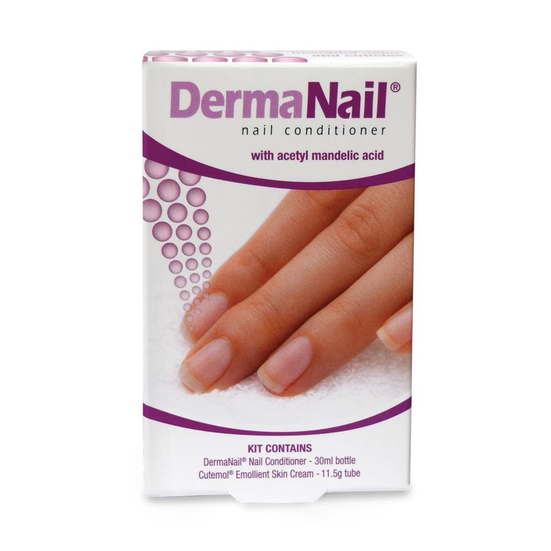 DermaNail Nail Strengthener & Cuticle Cream Set - Fingernail Care Kit with Liquid Nail Strengthener & Cutemol Cream (11.5g Sample) Healthy Growth - Repair for Brittle, Damaged, Thin, & Peeling Nails - Image 5