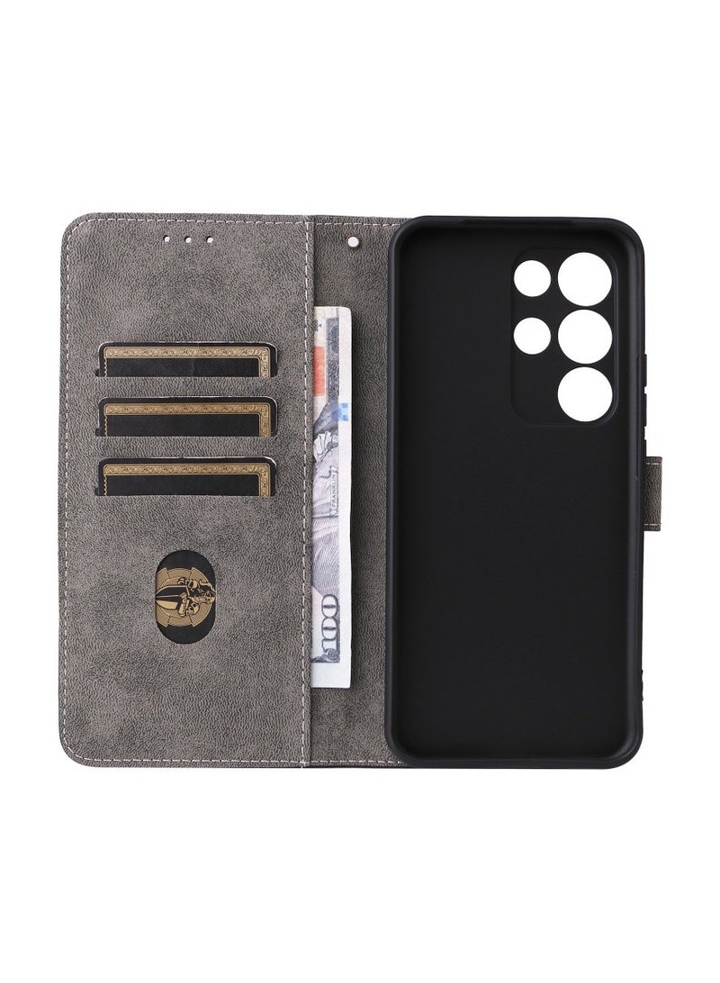 Compatible with itel Super 26 Ultra/Itel S26 Ultra Protective Case with Lanyard Holder and Card Slot Full-Cover Leather Case for Drop Protection - Image 3