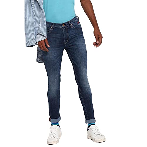 Lee Men's Tapered Fit Jeans (LMJN000813_Whiskered Blue_30) - Image 1