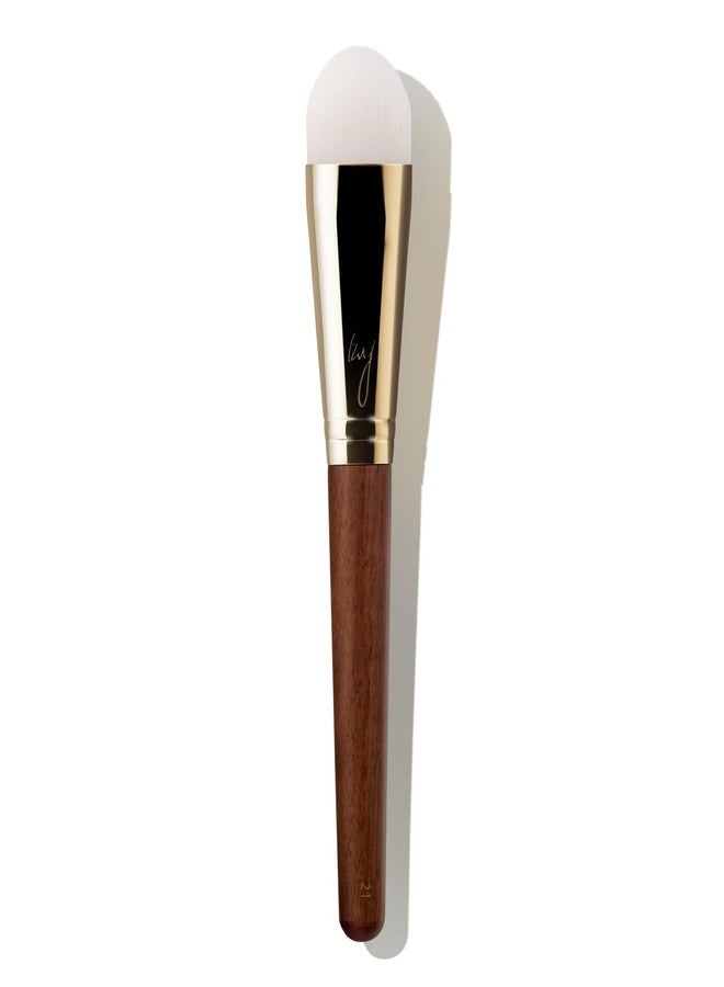 SOO ADOR [SOO ADOR] BY MAENG #21 Foundation Brush - Lightweight and Skin-Friendly Tool for Flawless Base Makeup | Created by K-Pop Makeup Artist Maeng | Makeup Brush Base Brush - Image 1