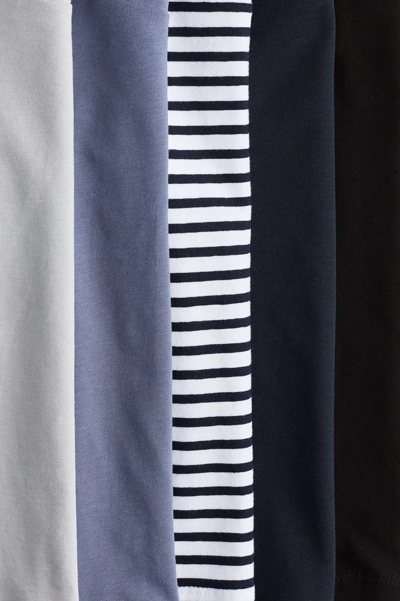 اتش اند ام بلوزات جيرسيه - عبوة من 5 قطع