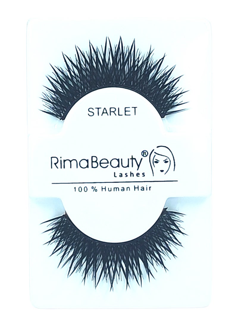 Rima Beauty Lashes - Human HAIR Black # STARLET - Image 1