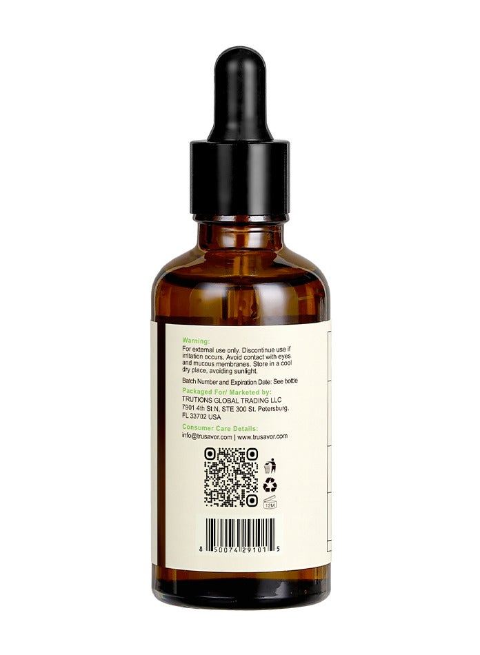 Trusavor Rosemary Hair Oil – Hair Growth Oil with Biotin, Rice Water, Onion, Caffeine & Collagen – 100% Natural & Vegan – 50ml - Image 3