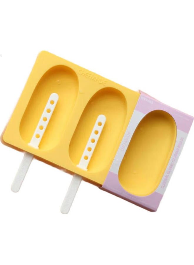 Learn To Cook Kitchen Ice Cream Mold Silicone Home Use With Lid Self-Made Frozen Ice Cream Popsicle Mold Food Grade Children'S Ice Cream Wk9443 - Image 1