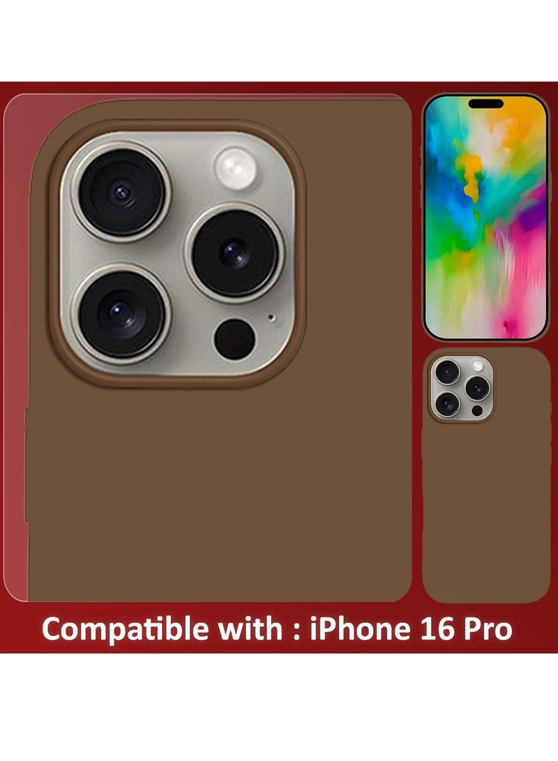 ELTRAZONE Ultra Slim Liquid Silicone Case for iPhone 16 Pro with Anti-Scratch Microfiber Lining and Drop Protection - Image 4