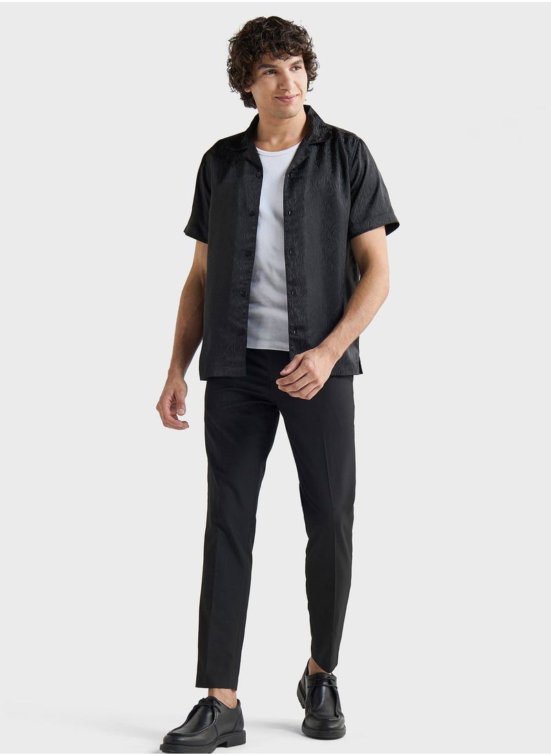 FAV Textured Regular Fit Shirt  - Image 4