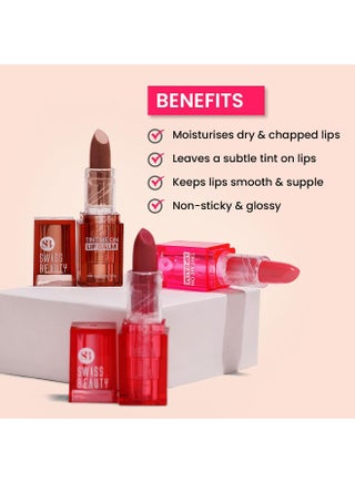 Swiss Beauty Tint Me On Lip Balm | Moisturises lips | Tinted Lip Balm | Shade - Cupcake Pink, 3.5gm - view 3
