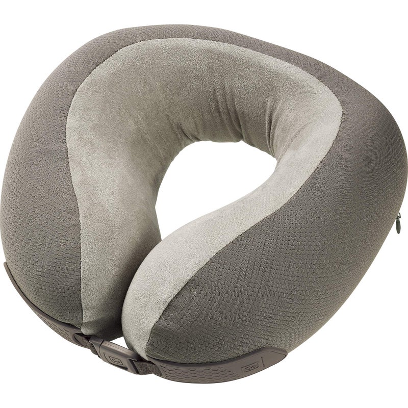 Go Travel Super Supportive  Ergonomic Memory Foam Dreamer Travel Neck Pillow Grey