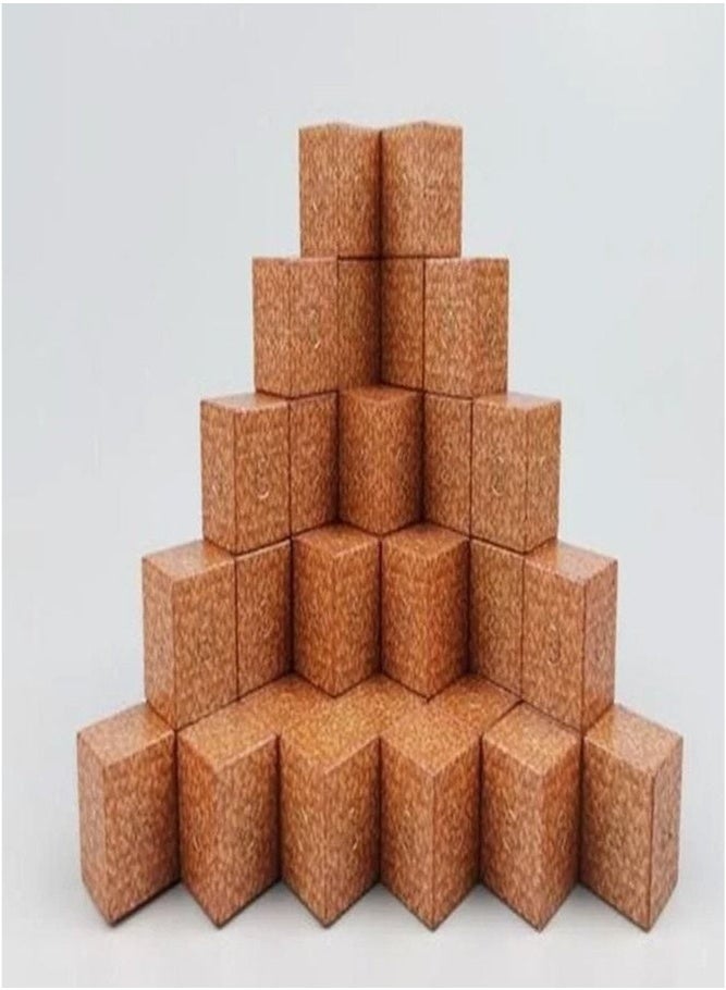 ماين كرافت مكعبات مغناطيس	 مكعبات بناء مغناطيسية للعبة ماين كرافت، ملحقات ألعاب تعليمية للأطفال، ألعاب بناء عالم مصغر مكعب بناء 25 مم حجم كبير جدًا، مكعبات بناء ألغاز للعائلة والوالدين والطفل - Image 5