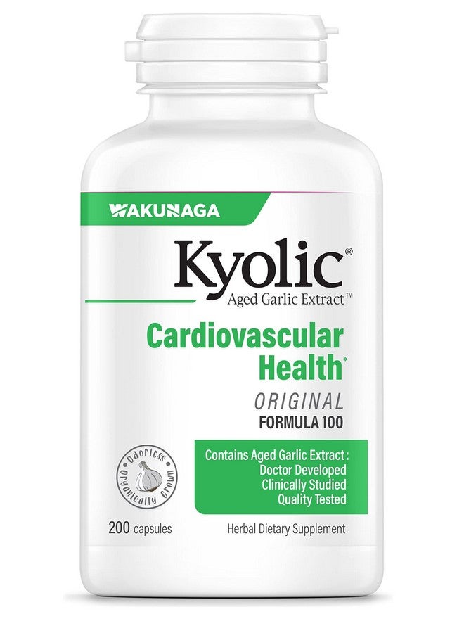كيوليك مستخلص الثوم المُعتّق من كيوليك، تركيبة 100، أصلي للقلب والأوعية الدموية، 200 كبسولة (قد تختلف العبوة) - Image 1