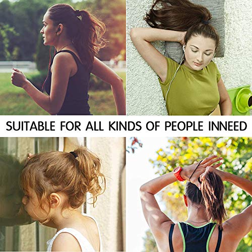 Belicia 100Pcs Black Hair Ties with Bobby Pins No Crease Hair Ties for Women No Metal Hair Bands Ponytail Holders for Womens Hair Rubber Bands for Thick Straight Curly Hair - Image 5