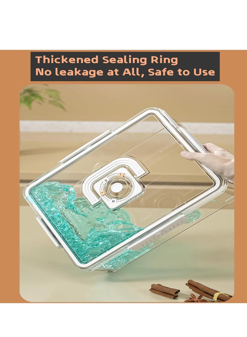 سيوسي صينية تقديم مقسمة مع غطاء ومقبض صينية الوجبات الخفيفة صينية فواكه نباتية للوجبات الخفيفة من الفواكه والحلوى - Image 5