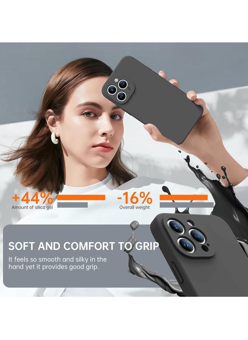 Raxoom iPhone 16 Pro Max Case with 2 Screen Protectors - MagSafe Compatible, Upgraded Camera Protection, Liquid Silicone Protective Case (6.9â€) - Dark Grey - Image 3