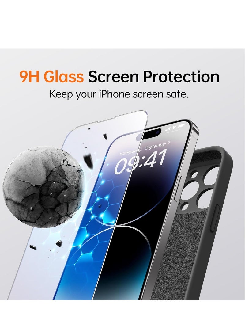 Raxoom iPhone 16 Pro Max Case with 2 Screen Protectors - MagSafe Compatible, Upgraded Camera Protection, Liquid Silicone Protective Case (6.9â€) - Dark Grey - Image 4