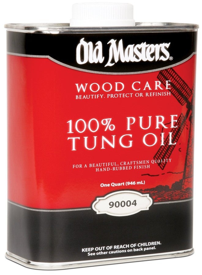 Old Masters 3605 90004 100-Percent Pure Tung Oil, 1 Quart - Image 1