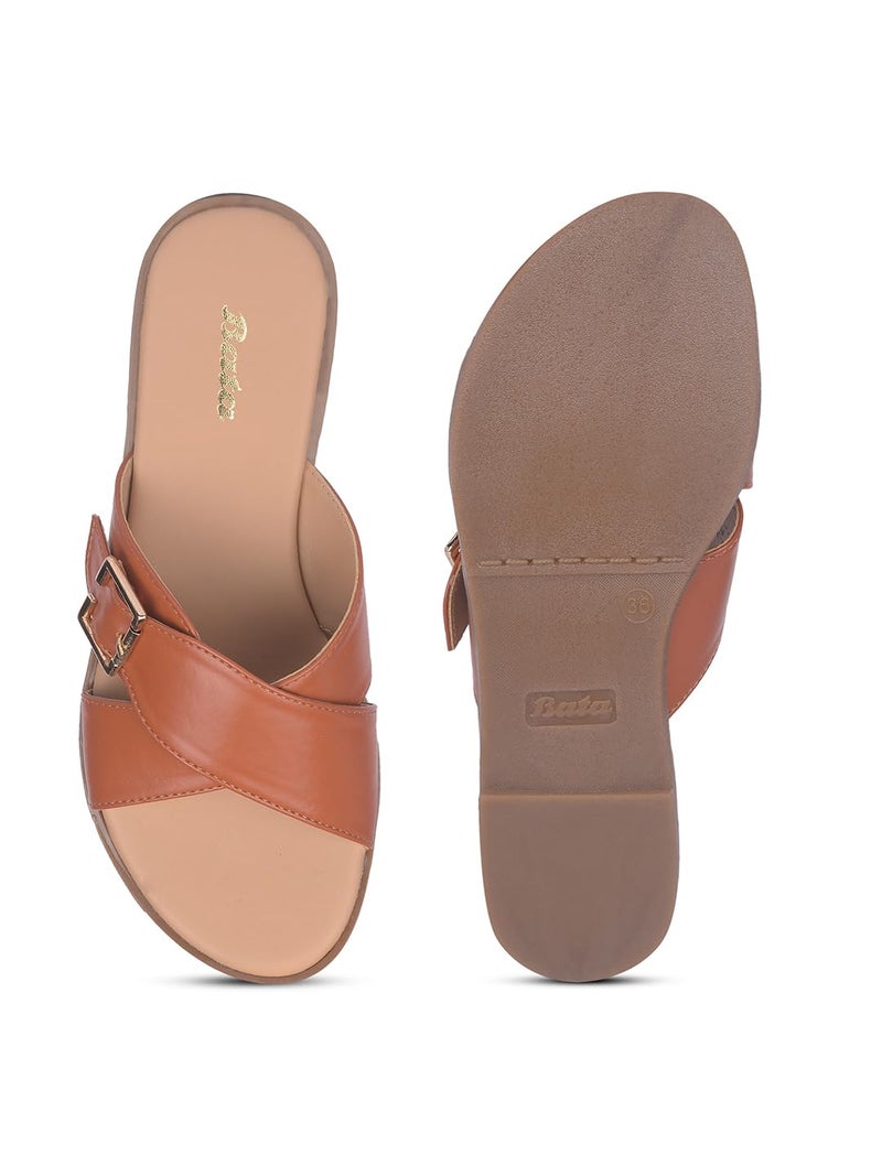 Bata Kyla E Women's Light Brown Sandals - 6 UK (5613005) - Image 4