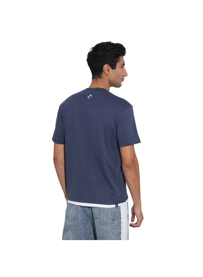 Being Human تي شيرت رجالي بألوان البحرية بياقة دائرية من فانتاستيك فور - Image 3