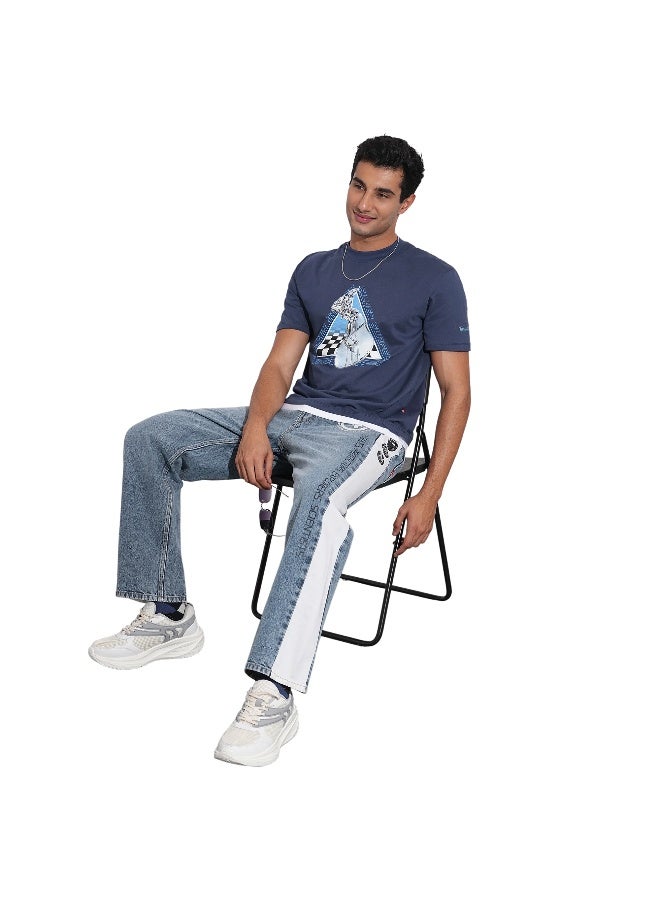 Being Human تي شيرت رجالي بألوان البحرية بياقة دائرية من فانتاستيك فور - Image 5