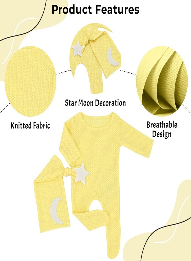 BEMBIKA Photography Costume - Newborn photography outfits & baby photography props Designer baby clothes for newborn photo shoot -(Yellow) - Image 3