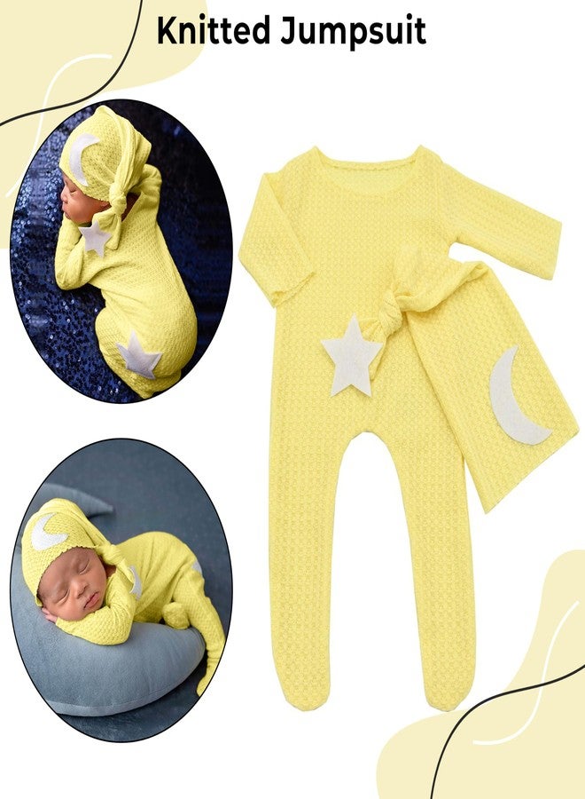BEMBIKA Photography Costume - Newborn photography outfits & baby photography props Designer baby clothes for newborn photo shoot -(Yellow) - Image 2
