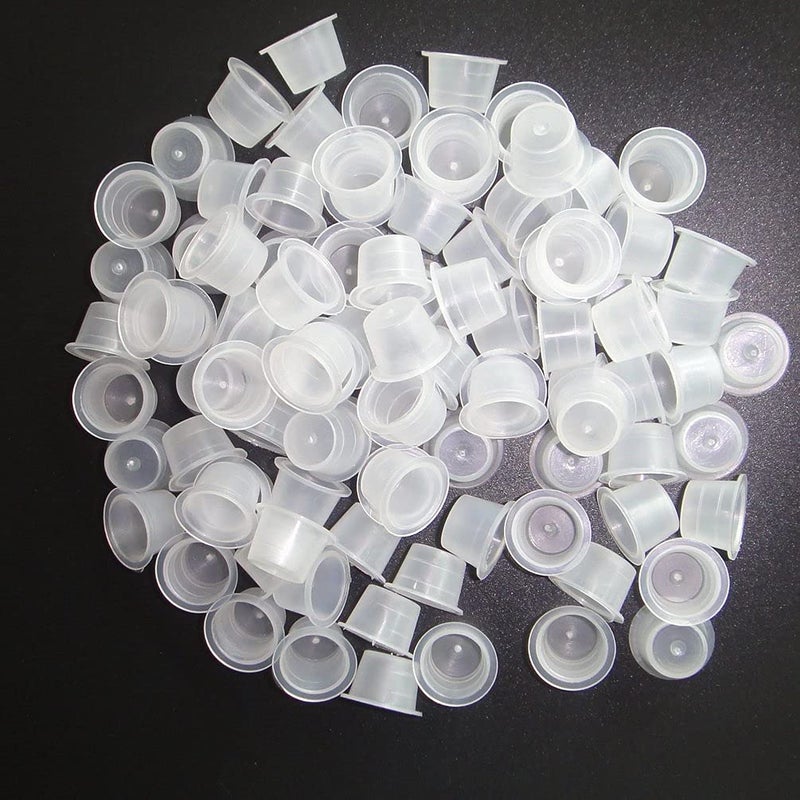 new star tattoo Pigment Cups for Microblading,New Star Tattoo 300pcs/bag 13mm Medium Tattoo Ink Rings Disposable for Microblading Pigment Cups - Image 2