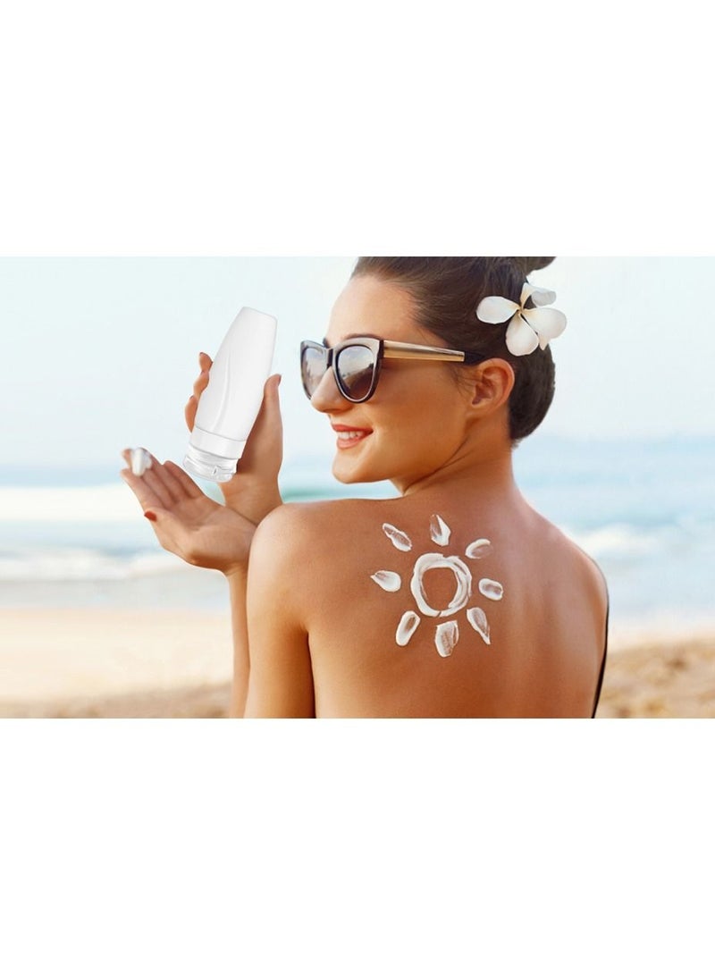 Y&D Silicone Travel Bottles Set Leak Proof Size Container for Toiletries with TSA Approved EVA Bag BPA Free Refillable Perfect Personal - Image 2