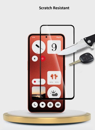لا شيء CMF Phone 1 5G 2024 Premium E2E Series غطاء كامل من الزجاج المقسى - شفاف/أسود - view 3