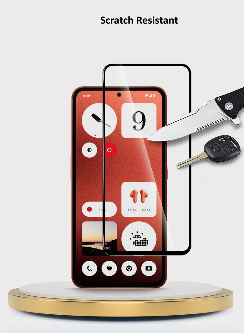 Wtech Nothing CMF Phone 1 5G 2024 Premium E2E Series Full Glue Full Cover Tempered Glass Screen Protector - Clear/Black - Image 3