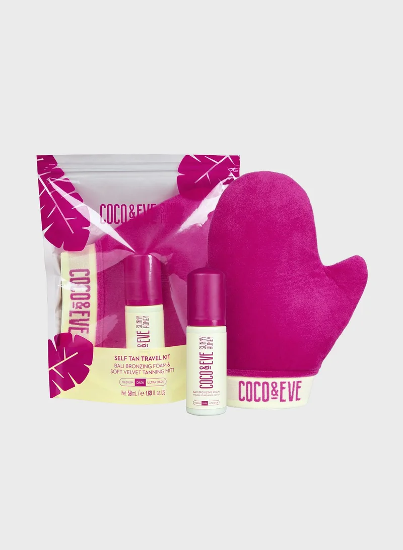 COCO & EVE Self Tan Travel Kit - Dark