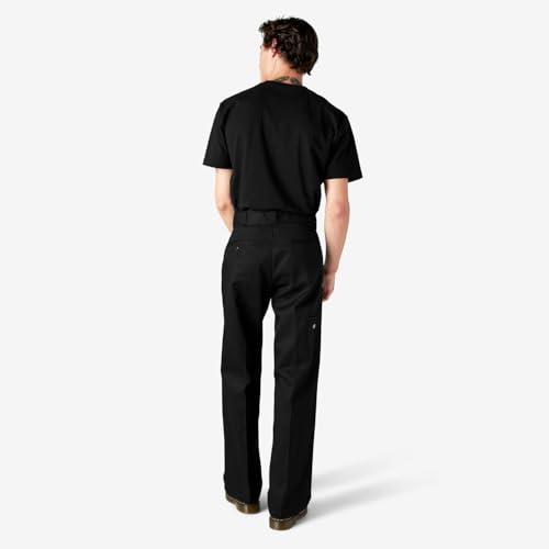 Dickies Men's Loose Fit Double Knee Work Pants – Durable Twill Utility Trousers for Construction & Warehouse, Black, 50W x 30L - Image 4
