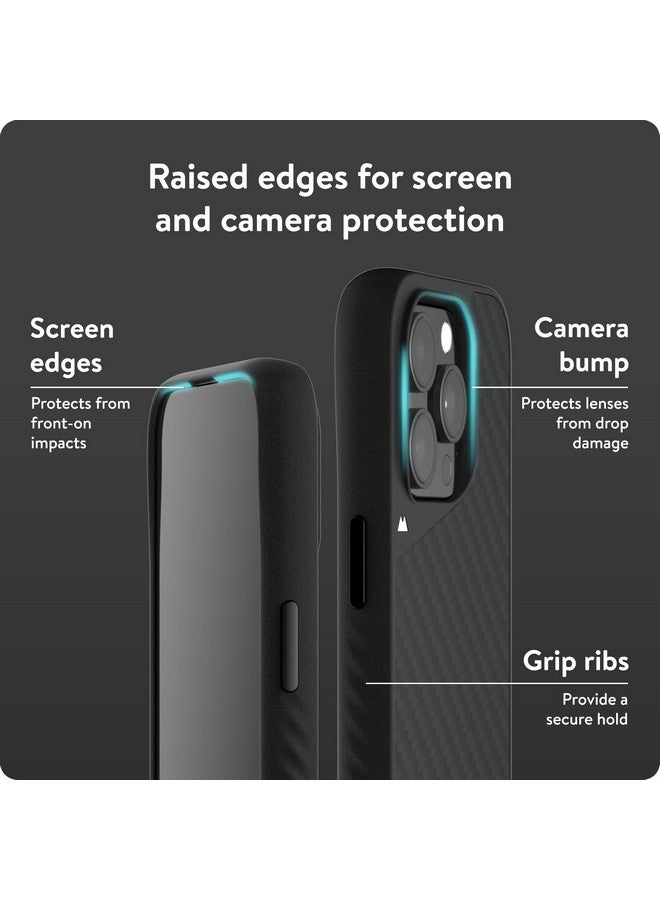 ماوس جراب موس لهاتف iPhone 15 Pro Max متوافق مع MagSafe - Limitless 5.0 - ألياف الكربون - جراب واقٍ لهاتف iPhone 15 Pro Max - غطاء هاتف مقاوم للصدمات  - Image 3