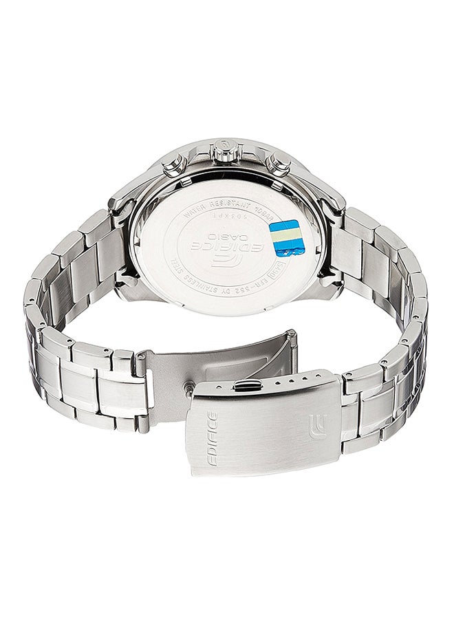 CASIO Men Stainless Steel Analog Wrist Watch EFR-552D-1A2VUDF - Image 2