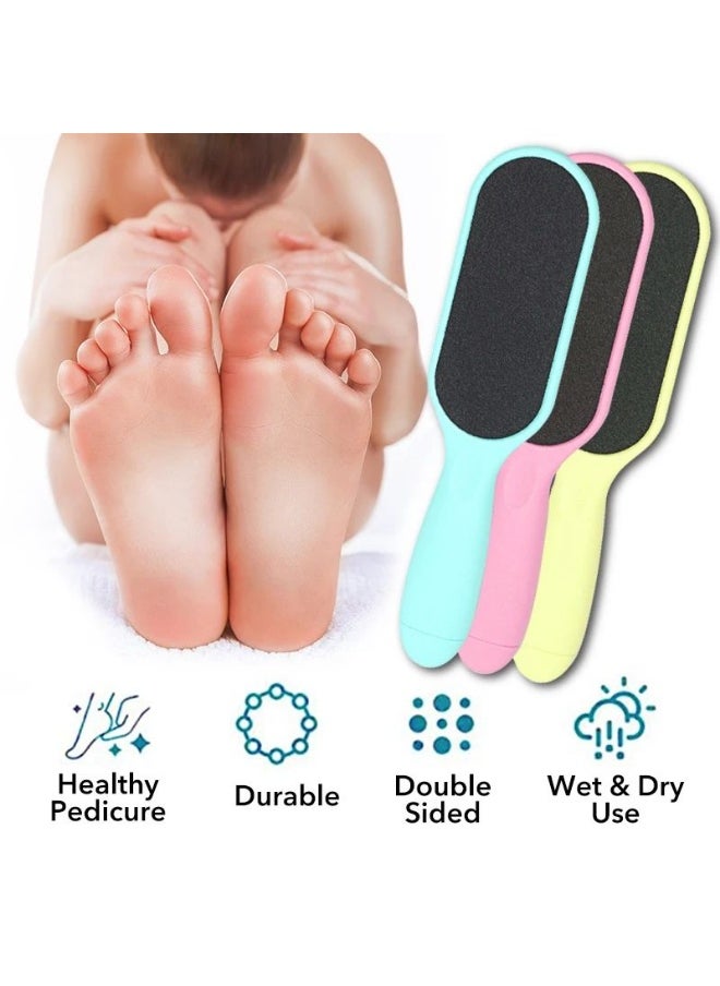 Generic Foot File for Removing Dead Skin and Cracked Heels – Foot Care Tool with Ergonomic Handle, Reusable – Callus Remover for Men & Women – Perfect Pedicure Tools for Foot Scrubbing (Random Color)  - Image 3