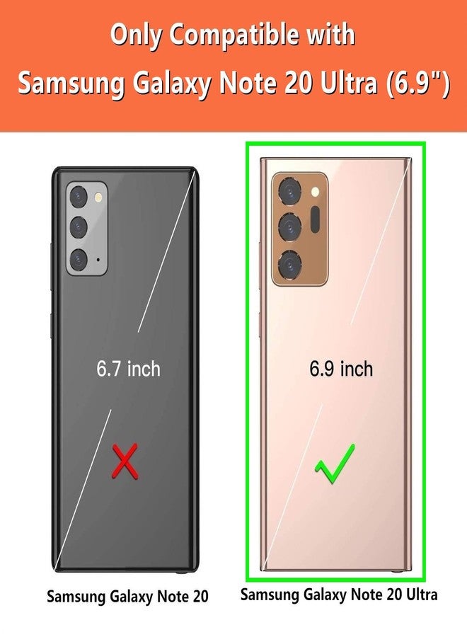 iCoverCase for Samsung Galaxy Note 20 Ultra Wallet Case with Card Holder for Women, Crossbody Lanyard Strap Kickstand PU Leather Case with Zipper Pocket Credit Card Slots Cover (Green) - Image 2