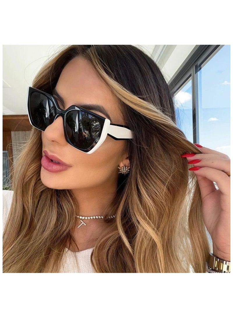 نظارات شمسية نسائية نظارات شمسية عيون القط نظارات شمسية نسائية أنيقة هونغ كونغ الرياح Ins نظارات شمسية مقاومة للأشعة فوق البنفسجية - Image 2