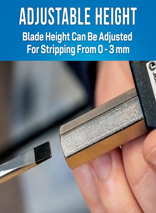 Jonard Tools CST-28 Compact Cable Stripper and Plastic Tube Cutter - Automatic Slit & Ring Adjustment - 6 to 28 mm - Image 4