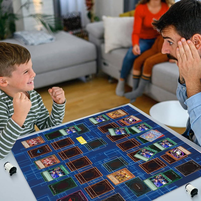 Extalas for Yugioh Playmat 2-Player إصدار محدود من النرد النادر وحقيبة تخزين مجانية، قاعدة رئيسية لمناطق المبارزة الميدانية، حصيرة ألعاب بطاقات كبيرة (Basic2) - Image 5