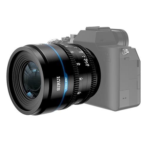 SIRUI Night Walker 16mm S35 Wide Angle Cine Lens T12 Large Aperture Manual Focus Lens for E Mount Cameras FX30 ZVE10 A6500 A6600 MS16EB Black - Image 3