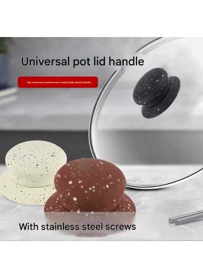 Universal Pot Lid Knob Replacement for Crockpot Lids, Heat Resistant Pan Lid Handle for Glass and Steel Lids, Easy Grip Lid Handle, Kitchen Cookware, Pan Lid Replacement, Replacement Pot Knob, 1 Pack - Image 5