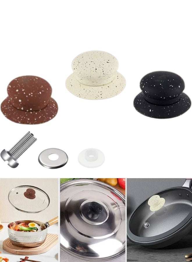 Universal Pot Lid Knob Replacement for Crockpot Lids, Heat Resistant Pan Lid Handle for Glass and Steel Lids, Easy Grip Lid Handle, Kitchen Cookware, Pan Lid Replacement, Replacement Pot Knob, 1 Pack - Image 1