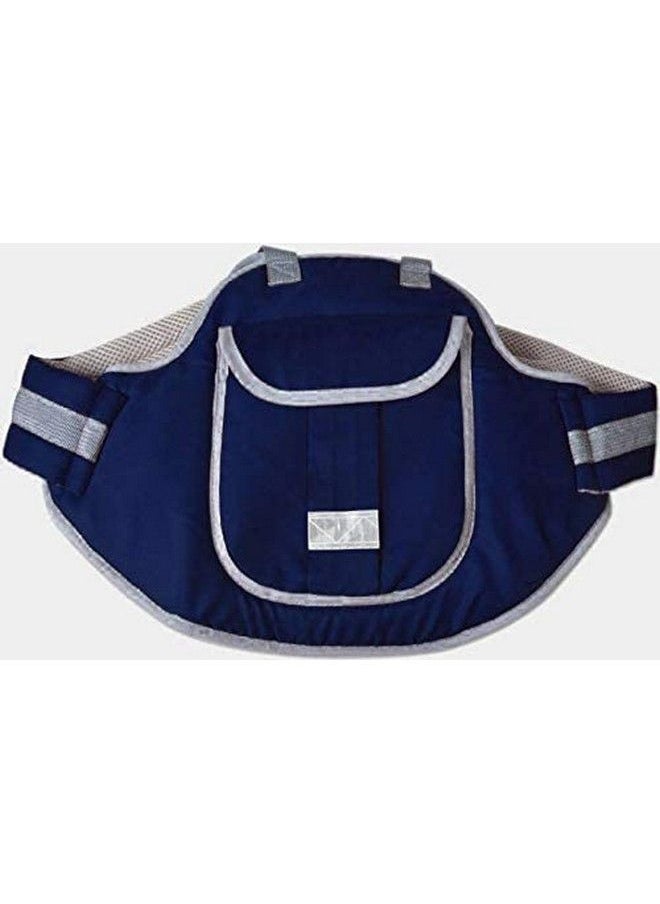 Child Safety Belt For Children When Travelling On Motorbikes And Scooters. Belts Secures The Child To The Parent. Soft And Cushion Based Belt Lk Plain (37 Chips Dblue)