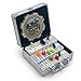 CHH Mexican Train Chicken Domino Set Professional Set of 91 Double 12 Dominoes Aluminum Case Interactive Hub with Sounds - Image 3