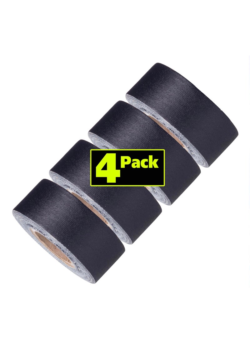 Gaffer Power Mini Gaffer Tape Rolls by GafferPower 1 inch x 8yards - Pack of 4 Black, Made in The USA, Heavy Duty Gaffer's Tape, Strong Tough Compact Lightweight, Multipurpose  - Image 1