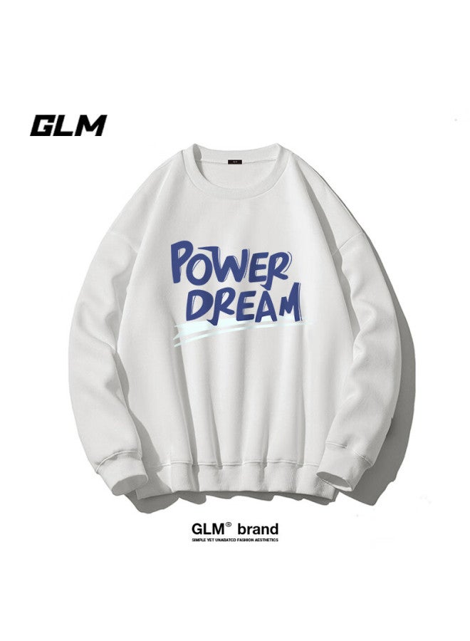 Glm Men's Autumn Round Neck Loose Trendy Sports All-match Youth Casual Bottoming Shirt Men's Outerwear - Image 1