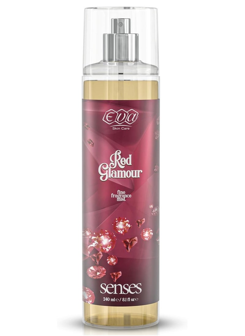 Eva - Eva Skin Care Senses body splash - Red Glamour 240ml - Image 1